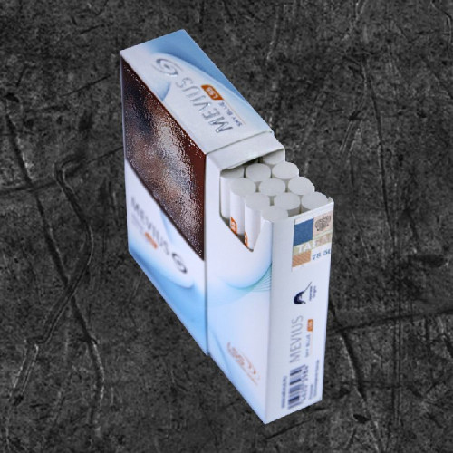 Сигареты Мевиус ЛСС Винд Блю 4 (MEVIUS LSS Wind Blue 4) раздвижная пачка